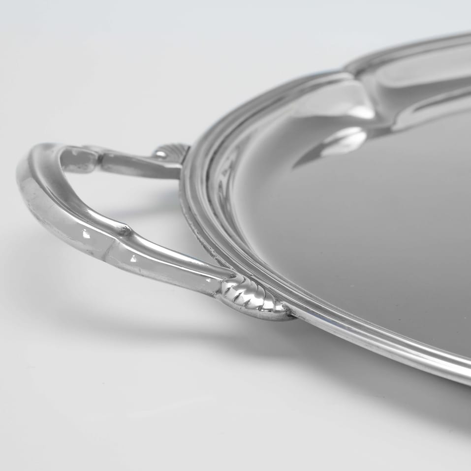 Sterling Silver Tray - Goldsmiths & Silversmiths Co., hallmarked in 1936 London - Edward VIII - Image 4