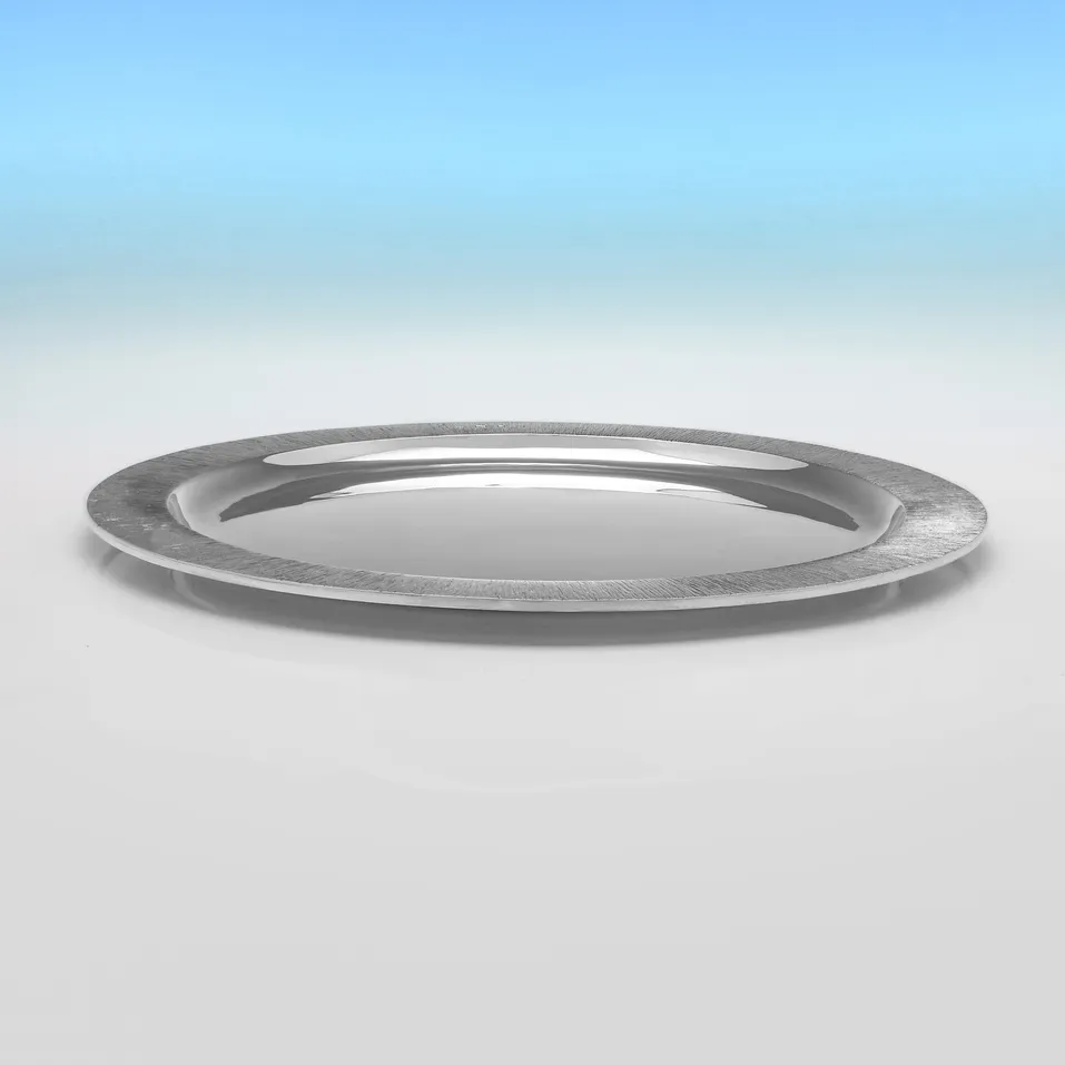 Sterling Silver Tray - Christopher Lawrence, hallmarked in 1972 London - Elizabeth II - Image 3