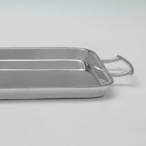 Antique Sterling Silver Bar Tray - Walker & Hall, hallmarked in 1920 Sheffield - George V - Thumbnail 3