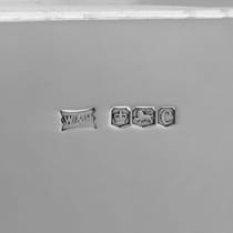 Antique Sterling Silver Bar Tray - Walker & Hall, hallmarked in 1920 Sheffield - George V - Thumbnail 6