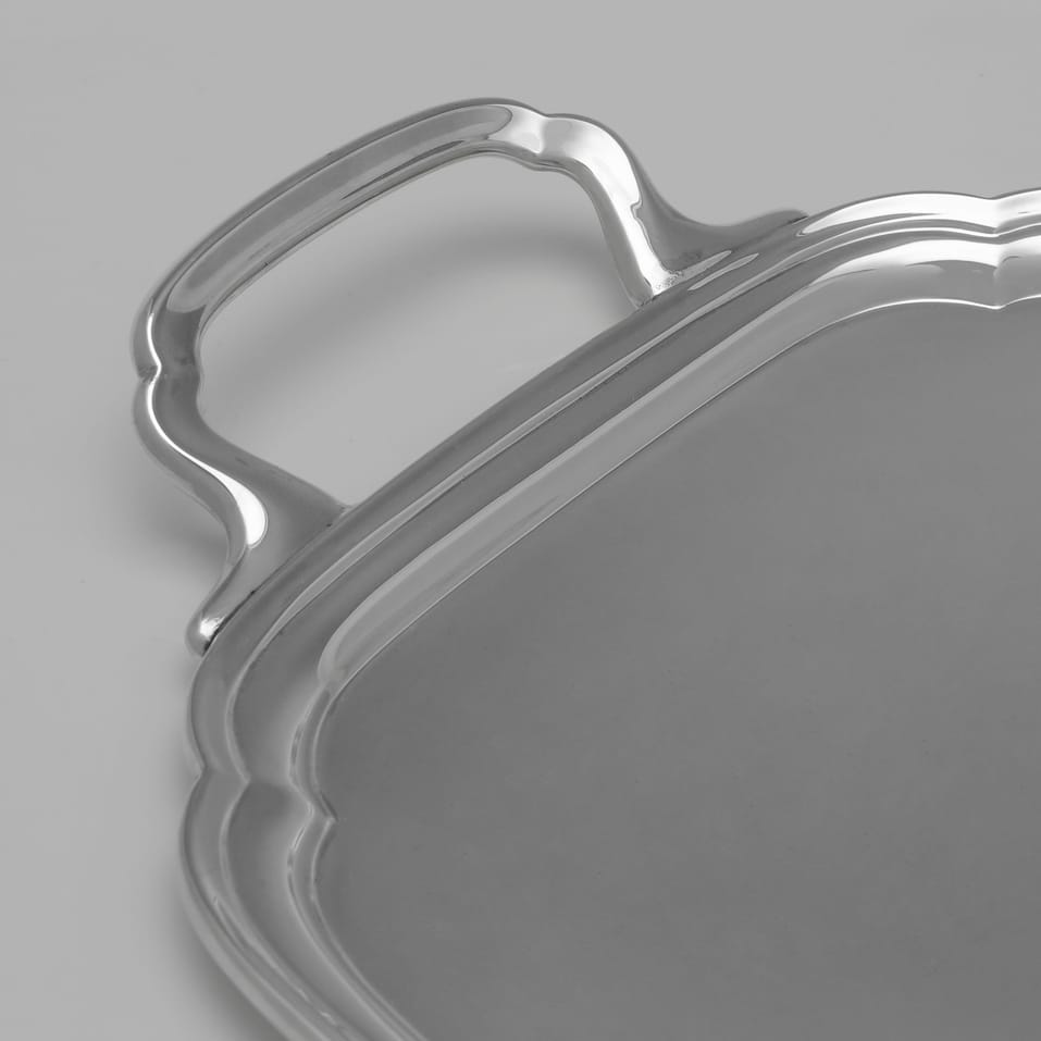 Sterling Silver Bar Tray - E. Viner, hallmarked in 1934 Sheffield - George V - Image 4