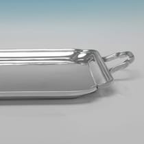 Antique Sterling Silver Tray - Goldsmiths & Silversmiths Co., hallmarked in 1910 London - George V - Thumbnail 3