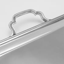 Antique Sterling Silver Tray - Goldsmiths & Silversmiths Co., hallmarked in 1910 London - George V - Thumbnail 4