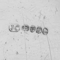 Antique Sterling Silver Tray - John Crouch II, hallmarked in 1810 London - George III - Thumbnail 6