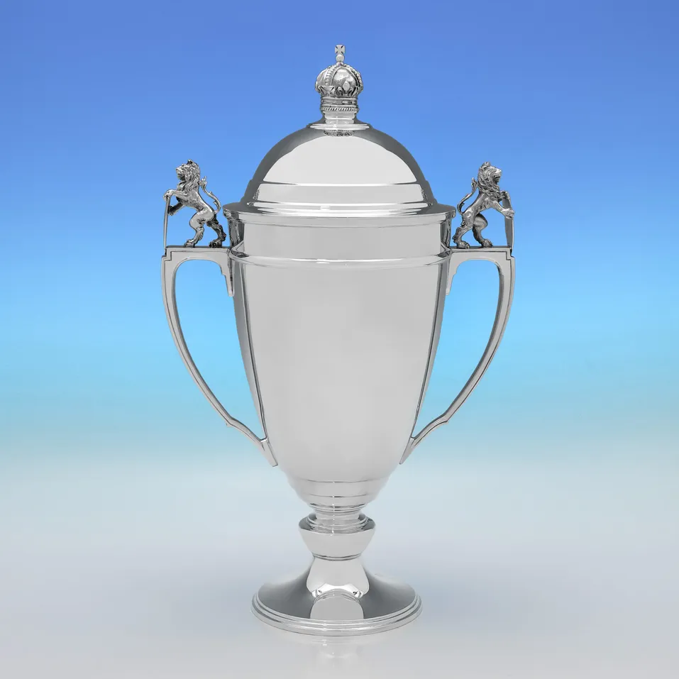 Sterling Silver Trophies - Mappin & Webb, hallmarked in 1936 Sheffield - George VI