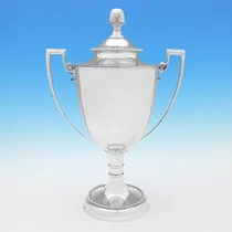 Antique Sterling Silver Trophy - Alexander Clark, hallmarked in 1898 Sheffield - Victorian - Thumbnail 1