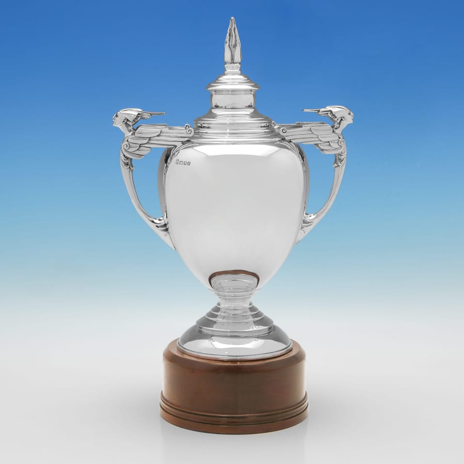 Sterling Silver Trophy - William Bruford & Son, hallmarked in 1931 London - George V