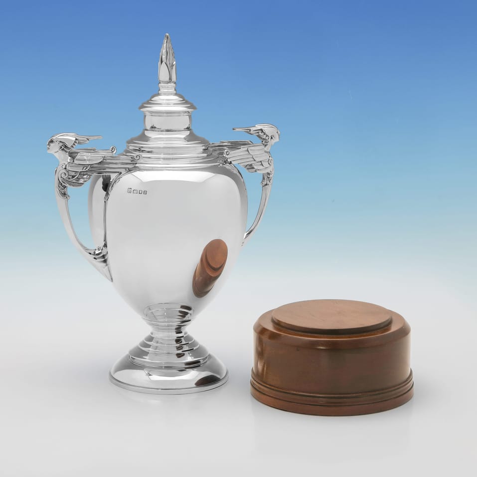 Sterling Silver Trophy - William Bruford & Son, hallmarked in 1931 London - George V - Image 2