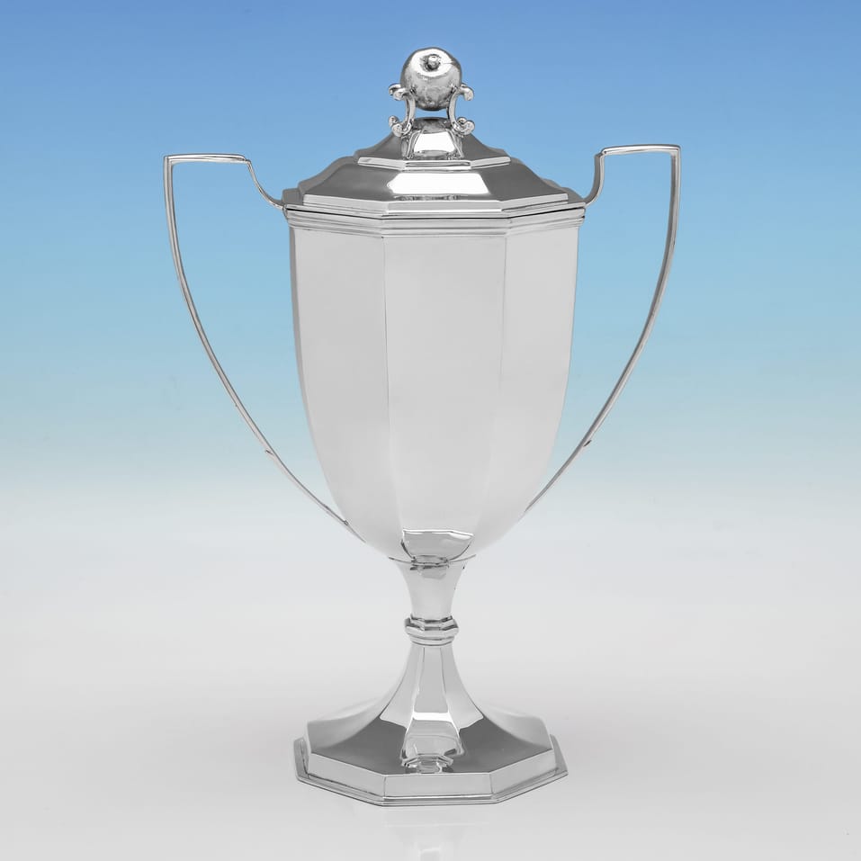Sterling Silver Trophy - S. Blanckensee & Son Ltd., hallmarked in 1932 Birmingham - George V