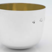 Sterling Silver Tumbler Cup - C. J. Vander, hallmarked in 1988 London - Elizabeth II - Thumbnail 3