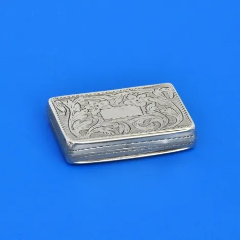 Antique Sterling Silver Vinaigrette - Gervais Wheeler, hallmarked in 1836 Birmingham - William IV