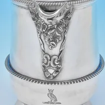 Antique Sterling Silver Water Jug - Thomas Wallis II & Jonathan Hayne, hallmarked in 1816 London - Regency - Thumbnail 2