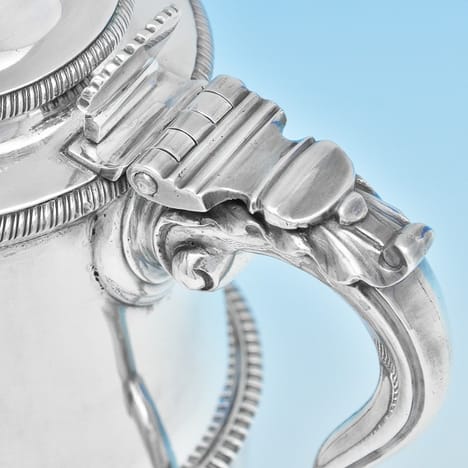 Antique Sterling Silver Water Jug - Thomas Wallis II & Jonathan Hayne, hallmarked in 1816 London - Regency - Image 3