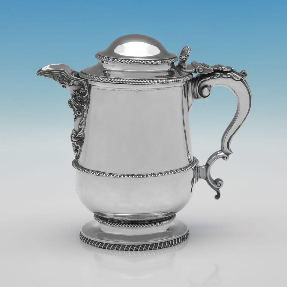 Antique Sterling Silver Water Jug - Thomas Wallis II & Jonathan Hayne, hallmarked in 1816 London - Regency