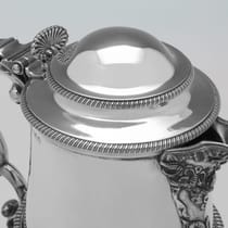 Antique Sterling Silver Water Jug - Thomas Wallis II & Jonathan Hayne, hallmarked in 1816 London - Regency - Thumbnail 5