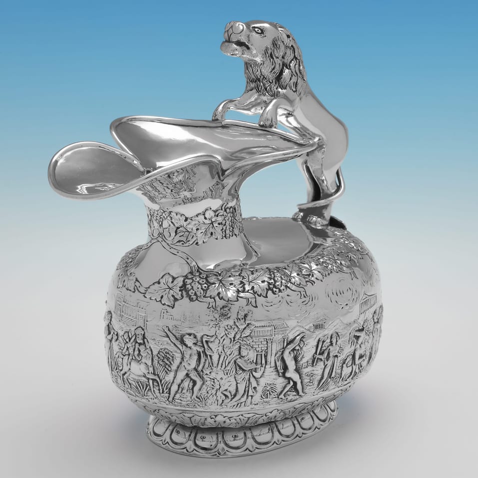 Antique Sterling Silver Water jug - Skinner & Co., hallmarked in 1914 London - George V - Image 2