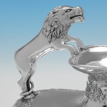 Antique Sterling Silver Water jug - Skinner & Co., hallmarked in 1914 London - George V - Thumbnail 5