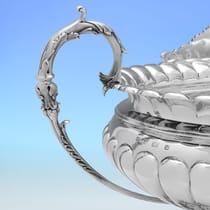 Antique Sterling Silver Wine Cistern - Barker Brothers Ltd., hallmarked in 1904 Birmingham - Edwardian - Thumbnail 7