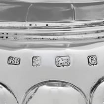 Antique Sterling Silver Wine Cistern - Barker Brothers Ltd., hallmarked in 1904 Birmingham - Edwardian - Thumbnail 12