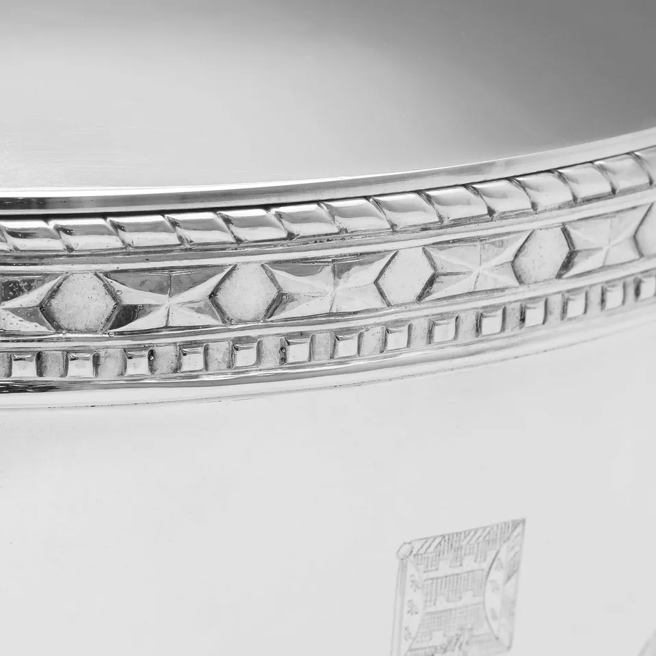 Sterling Silver Pair of Wine Coolers - I. Franks, hallmarked in 1995 London - Elizabeth II - Image 4