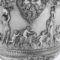 Antique Sterling Silver Pair of Campagna Shaped Wine Coolers - Joseph Preedy, hallmarked in 1804 London - George III - Thumbnail 6