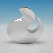 Sterling Silver 'Ying Yang' Carafe - hallmarked in 2015 London - Elizabeth II - Thumbnail 1