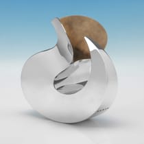 Sterling Silver 'Ying Yang' Carafe - hallmarked in 2015 London - Elizabeth II - Thumbnail 2